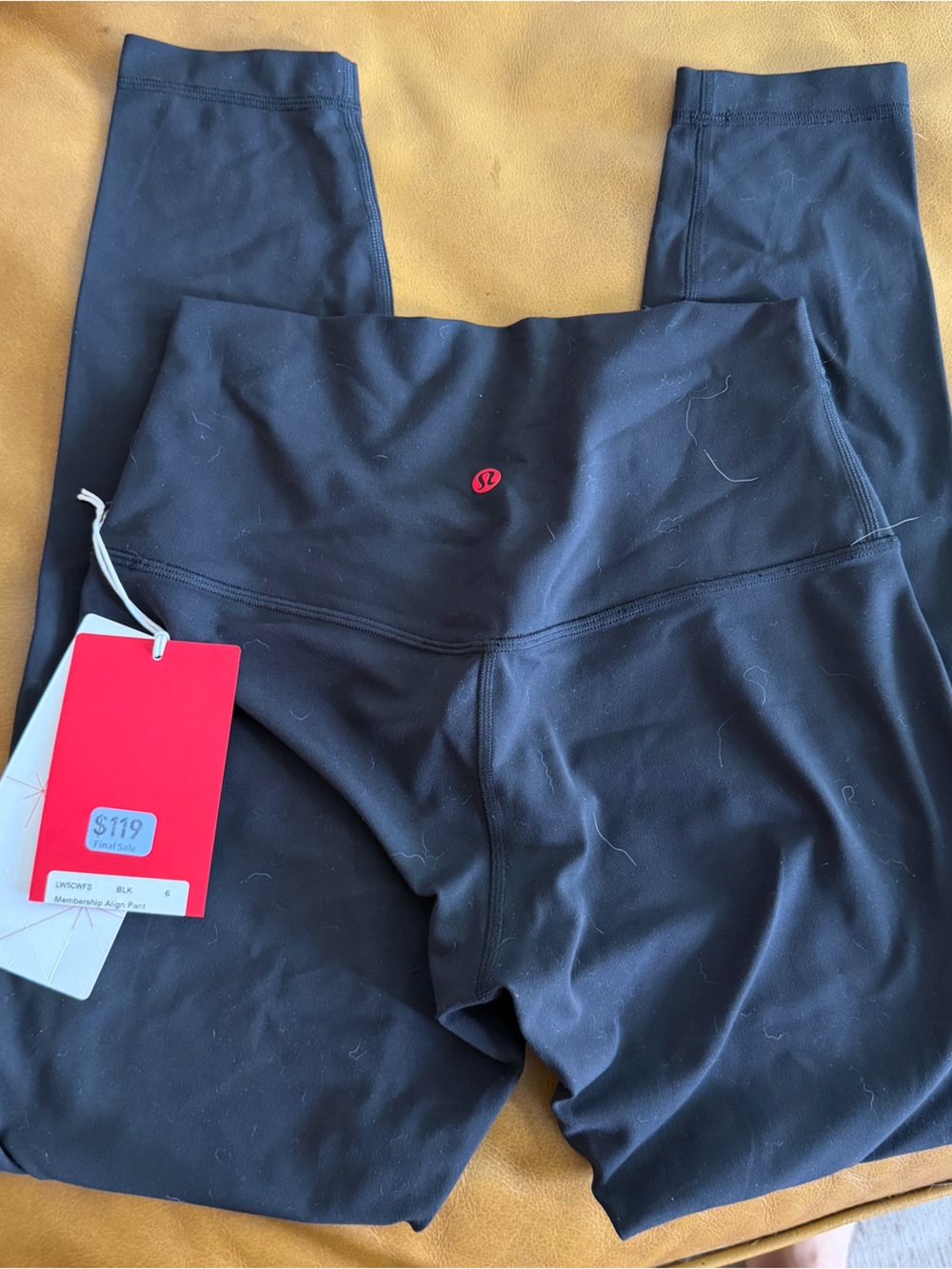 lululemon athletica Black Members Only Align Leggings size 6